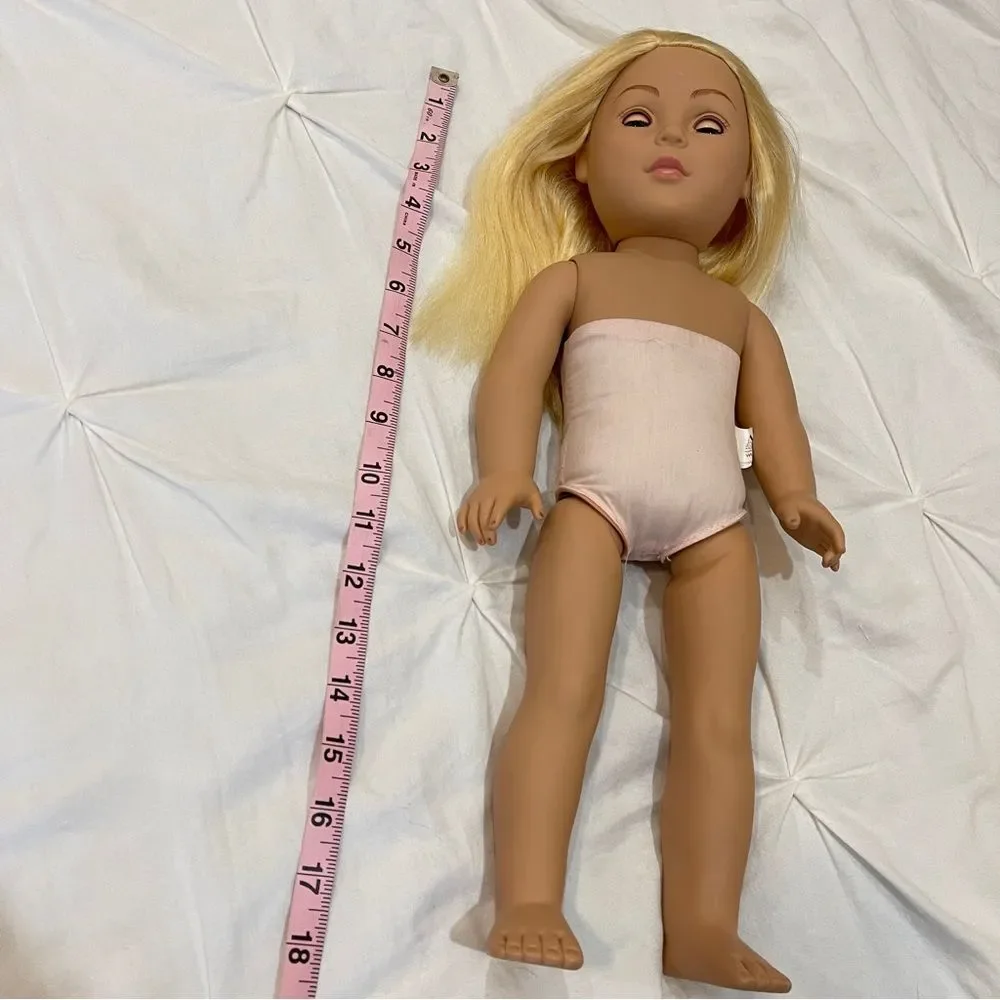 Madame Alexander Doll Company 18 in Blonde Hair Blue Eyes custom Made Dress 2009